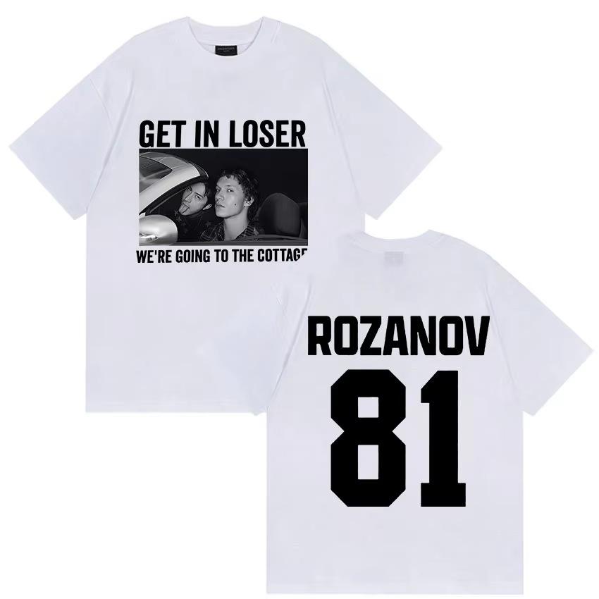 

Heated Rivalry Unisex High Quality Cotton Fashion Shirt Rozanov Hollander Graphics Unisexs Womens Short Sleeve Tshirt Tops 4XL