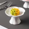 Dim Sum Plate Household Tall Plate Hotel High Value Snack Plate Around The Furnace Tea Refreshment Plate Creative Snack Tray