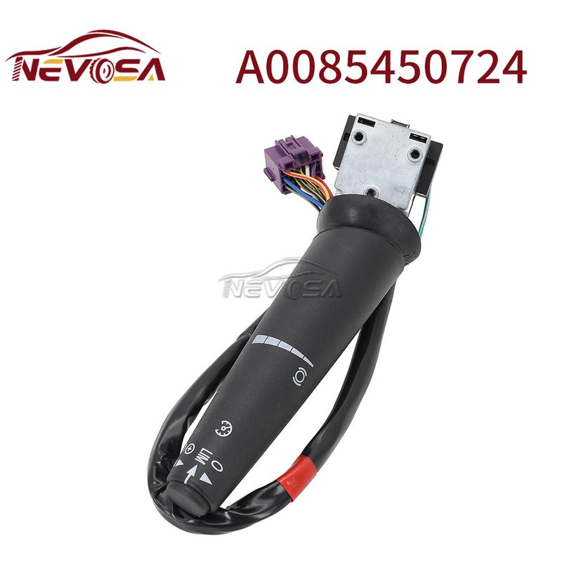 

NEVOSA A0085450724 Spare Parts Turn Signal Wiper Steering Column Switch Cruise Control Regulator Combination