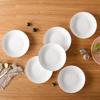 Huihuang Pure White Ceramic Dinner Plate