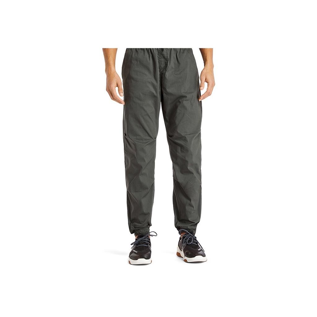 Timberland Logo Solid Color Casual Drawstring Tapered Pants Men Pants Mud A1O96P01