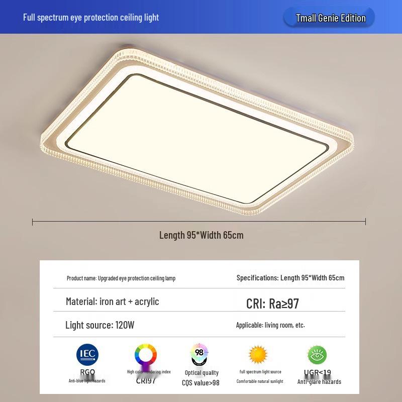 2025 Modern LED Crystal Ceiling Light for Master Bedroom - Minimalist Luxury Design