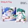 Hatsune Miku 21cm Pvc Model With Assembled Sitting Pose For Anime Enthusiasts And Collectors
