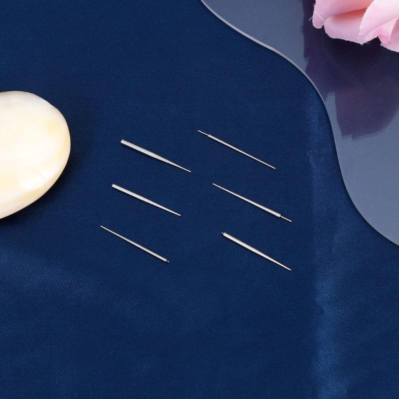 Set di Pinze Strumenti per Piercing Gioielli per il Corpo in Acciaio Inossidabile per Anelli per Orecchio Naso Labbra con Perni a Vite e Senza Filettatura