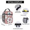 Cartoon Colorful Daisy Pattern Insulated Lunch Bag for Women Kids Leakproof Food Boxes Thermal Lunch Box Tote