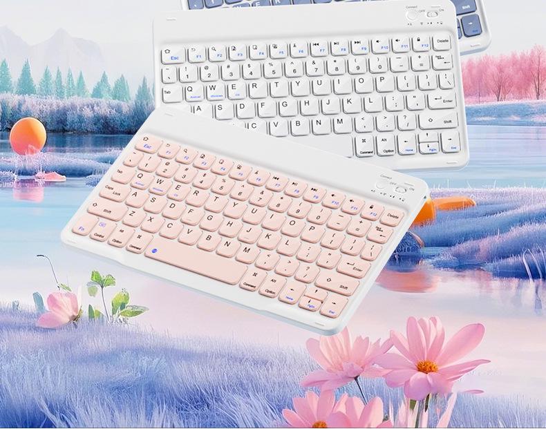 BOW HANGSHI X19 Universal Bluetooth Keyboard for Tablets & Phones