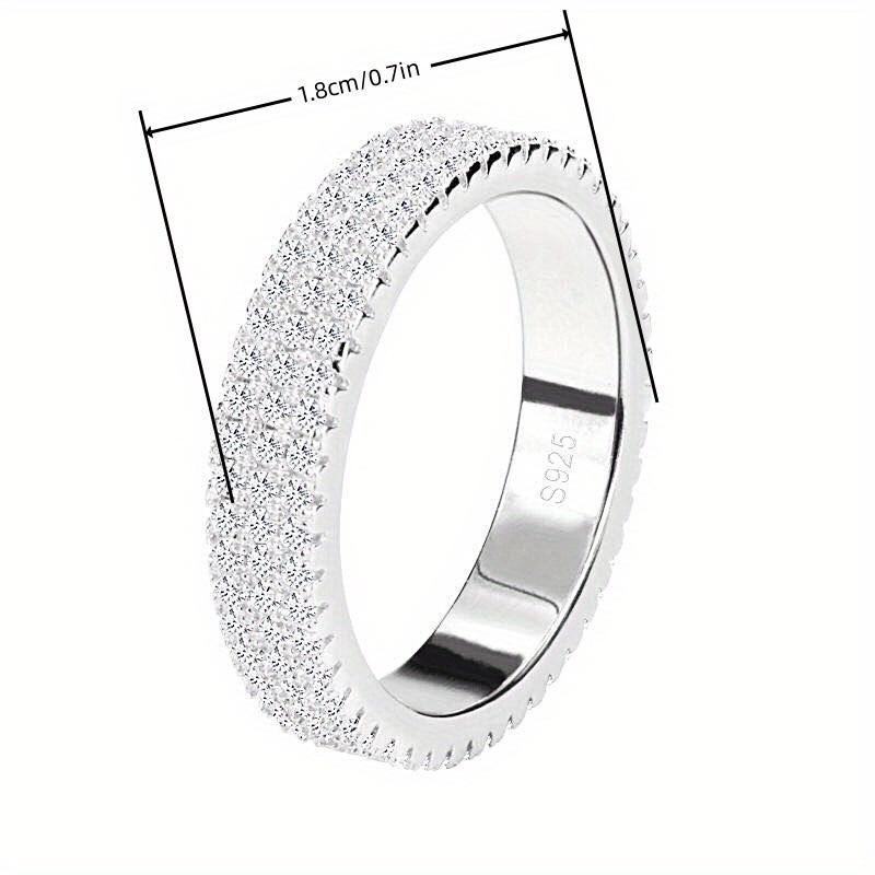 Yun Miao Starry Diamond Inlaid Ladies Ring - European & American Luxury Style