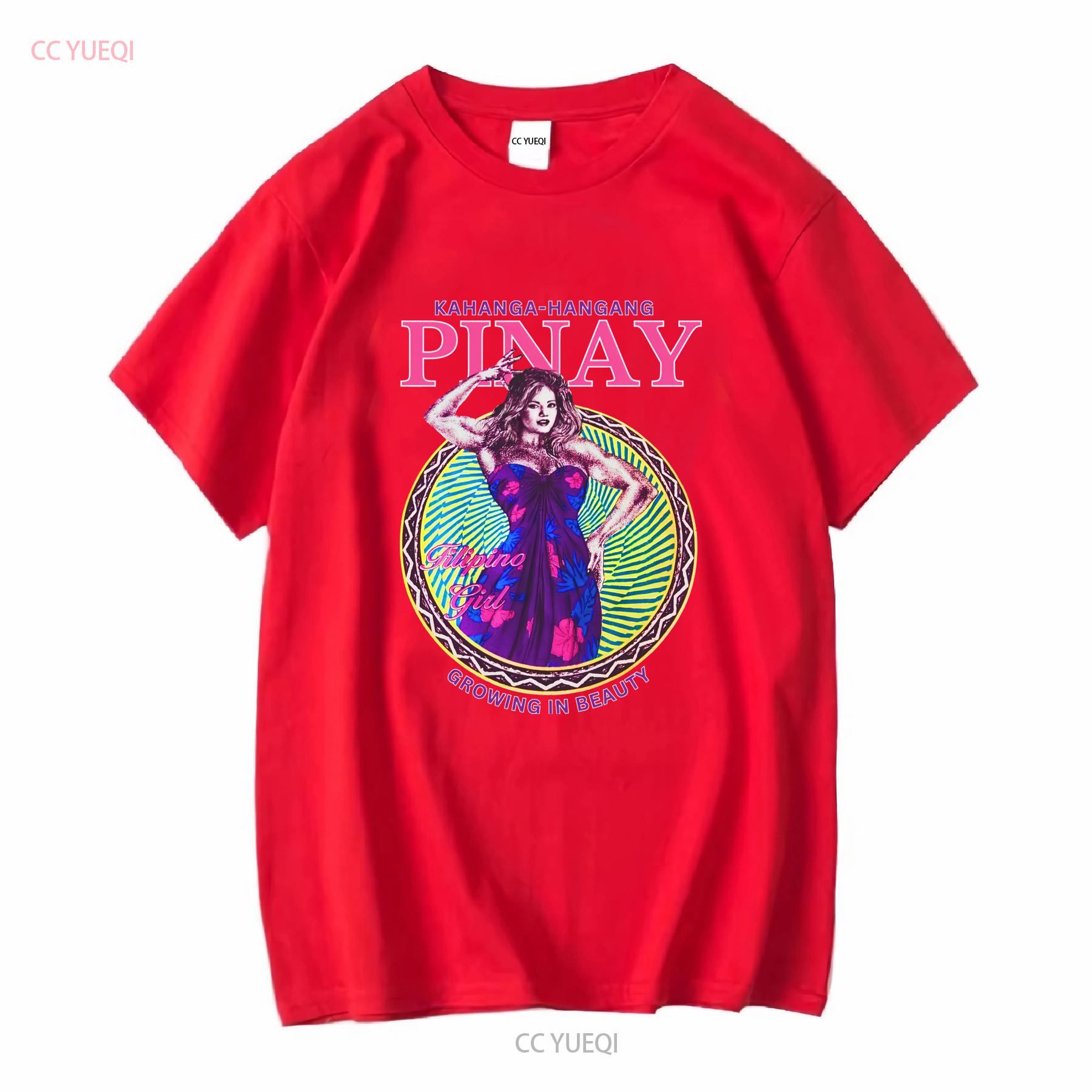 

Filipino Strength Pinay Growing in Beauty T Shirt Vintage Design 90s New Print Heavy Cotton long or short sleeves vintage S