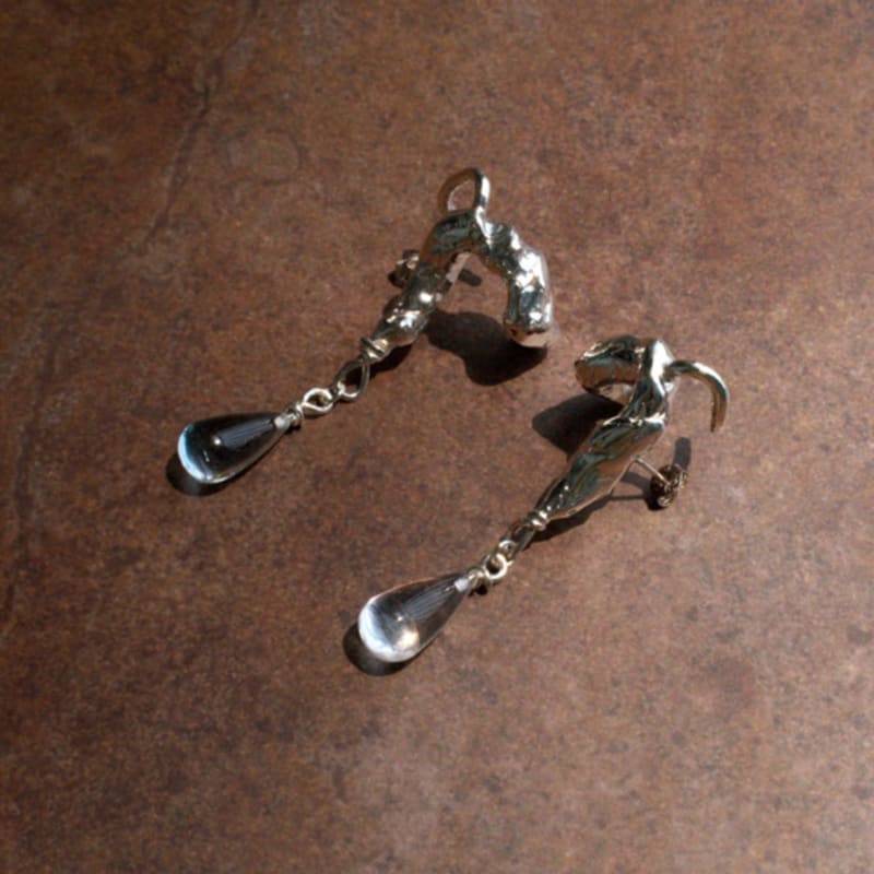sOnyO Seiren White Topaz Earrings