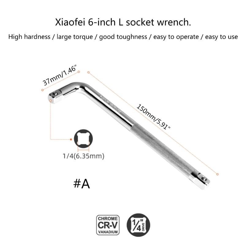 Verlängerung L-förmiger Schraubenschlüssel Gebogenes Stangenwerkzeug mit sicherem Griff Reparaturwerkzeug Erhöhte Haltbarkeit für langlebigen Gebrauch