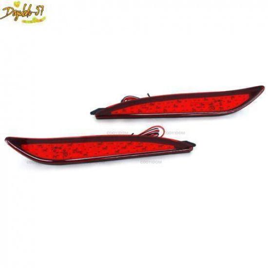 2pcs For Hyundai Elantra 2012-14 Rear Bumper Signal Reflector Lamp With Bulb