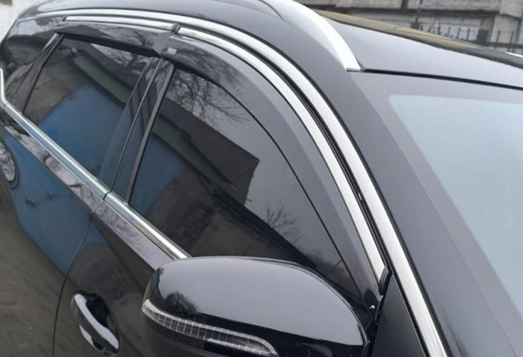 Windshields with Chrome (4 Pcs, Niken) for Chery Tiggo 7 2020-