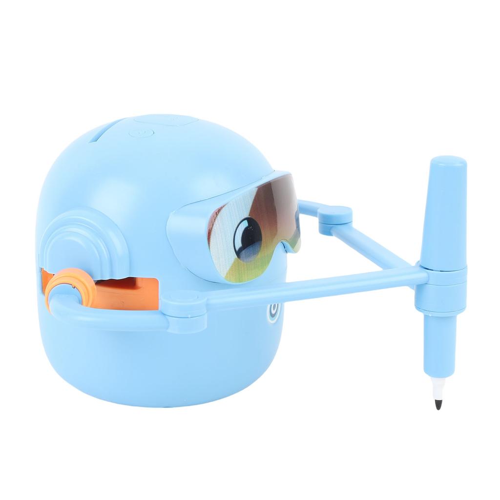 Kids Drawing Robot Interactive Educational Auto Drawing Robot with 100 Cards 12 Color Pens for Boys Girls Preschool Lrning