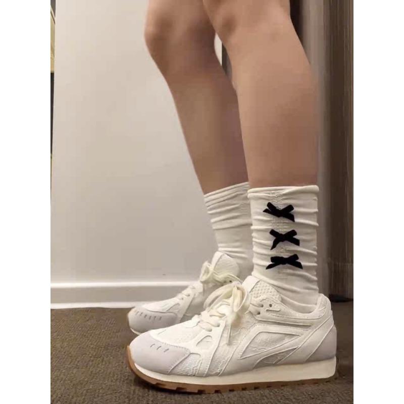 Thick-soled inner height increase mesh breathable dad shoes women's winter new sports shoes