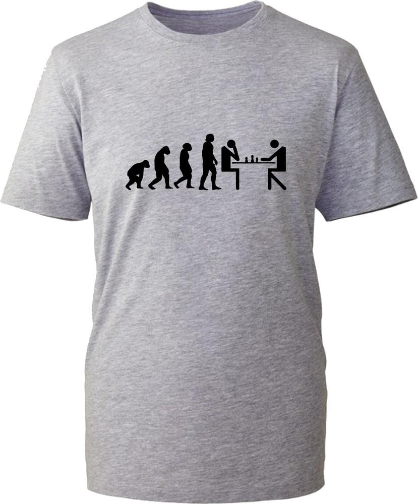 Evolution Of Chess TShirt Huunisex Evolution Chess Player Mind Game Unisex Tee Top