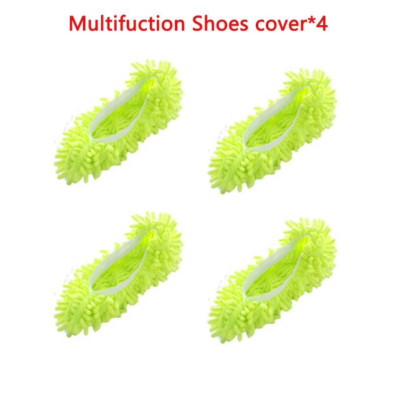 Floor Dust Cleaning Slippers Shoes Cleaning Cloth Lazy Mopping Shoes Home Floor Cleaning Microfiber Cloth Cleaning Shoes