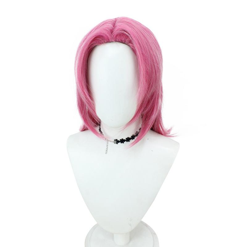 Witch Hunting Group Cos Wig, Mila Zoe Lumi Anime Wig With Rose Net Simulation Scalp