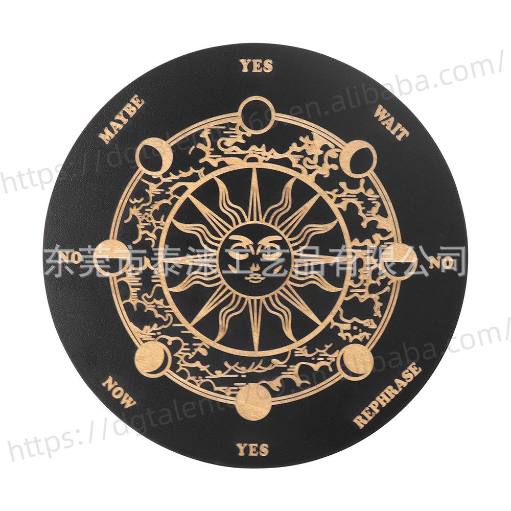 Ornamento Astrolabio in Legno di Tiglio Europeo: Decorazione Tempio Mistico & Regalo Artigianato in Legno