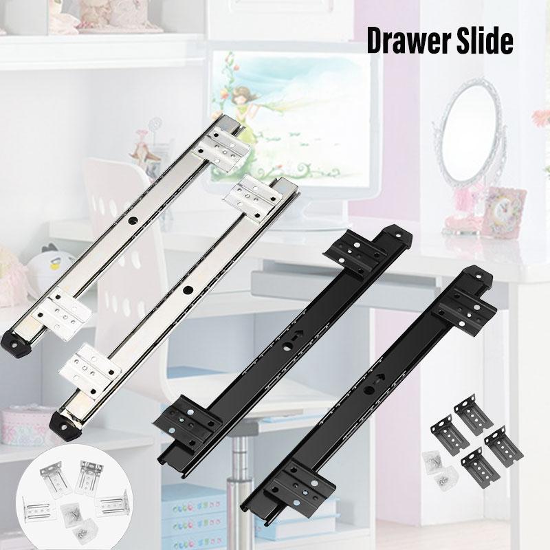 Keyboard Computer Sliding Tray Under Desk Drawer Stand Extender Sturdy Steel