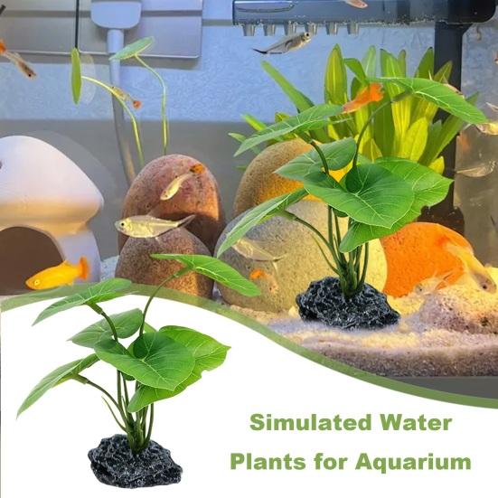 Yousheng Fish Tank Simulated Water Plants Aquarium Decoration Realistic Fish Tank Landscaping Seaweed Ornament for DIY Fish Tank Decor