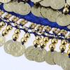 Fashion Style Velvet Dangling Coins Belly Dance Triangle Hip Scarf