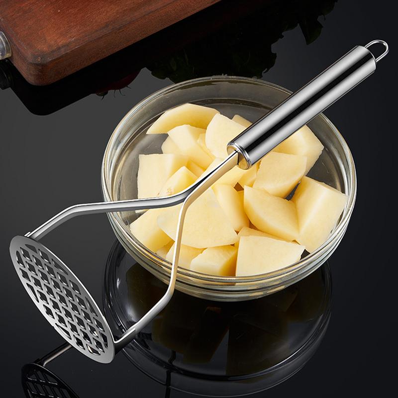 Stainless Steel Potato Masher Purple Sweet Potata Pumpkin Grater Makers Tools Masher Puree Manual Food Maker Ricers Acceesories