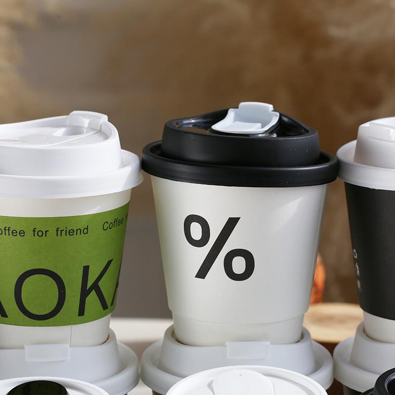 Korean Style Disposable Coffee Milk Tea Paper Cups for Photo Shoots