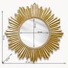 Armanda Wall Mirror In Gold Color