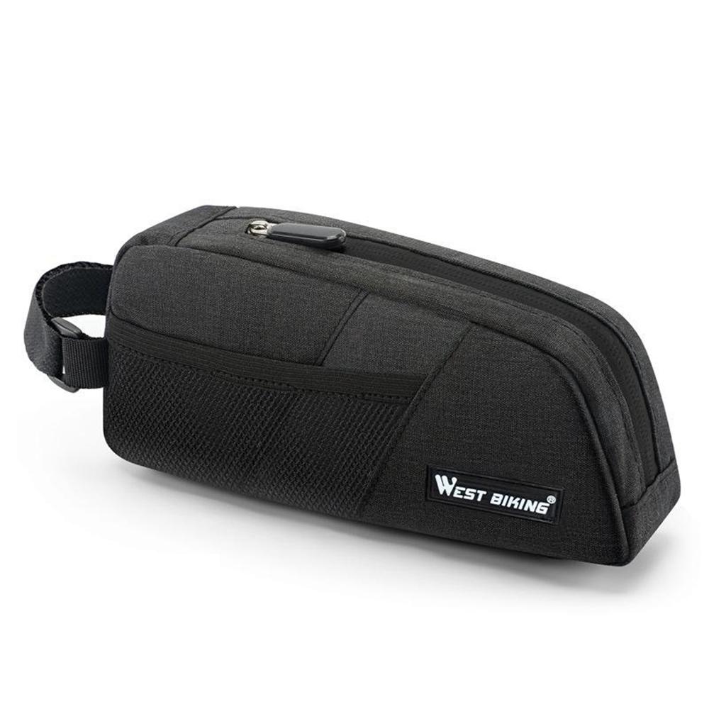 

WEST BIKING YP0707429 0.9L Quick Release Bicycle Top Tube Bag MTB Road Bike Tool Storage Cycling Frame Bag