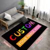 1pc Personalized Area Mat with Anti-Slip Silica Gel Bottom-Customized Mat Mat with Your Photo & Text - Soft, Durable, Washable -