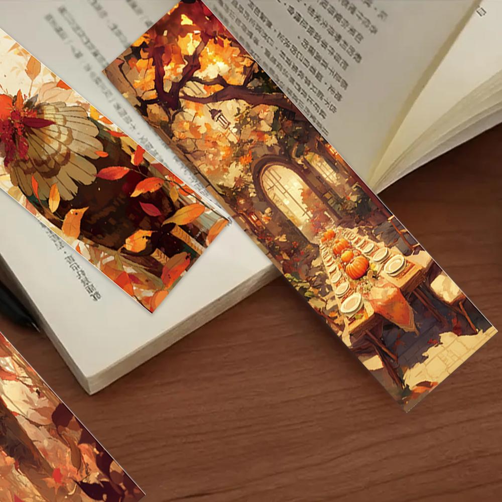 32pcs, Autumn Limited Edition Bookmarks, Back To School, Christmas, Halloween, Suitable for Teachers, Readers, Birthday Gifts.