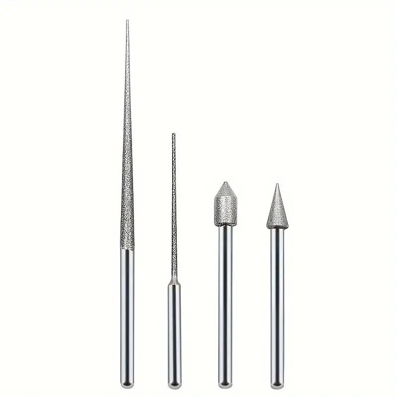 1 Set Reaming Drill Bit Shank Carving Needle Grinding Rods Mini Drill Engraving Drilling Tools Power Tools