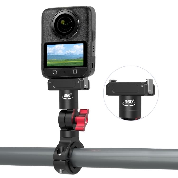 Svorka s držákem na řídítka pro kolo a motorku, Držák na trubku kola pro 360° akční kameru