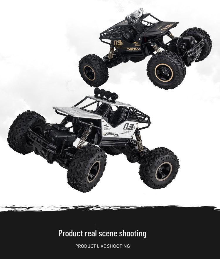 Large 4WD Remote Control Off-Road Drifting Car, Alloy High-Speed Climbing & Racing Toy for Boys