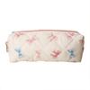 Jijijing Bow/Floral Pencil Case, Large Capacity Pouch, Waterproof Stationery Perfect Gift for Students Kids And Friends