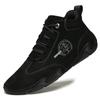 Scarpe Sportive da Uomo Nuove in Pelle per Esterno Scarpe Casual Stivali in Pelle da Lavoro