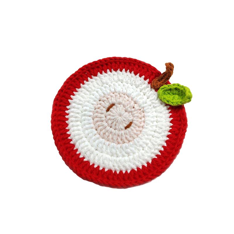 Christmas Heat-Resistant Table Protection Coasters Artistic Crochet Placemat Christmas Decorations Cute 7 Styles