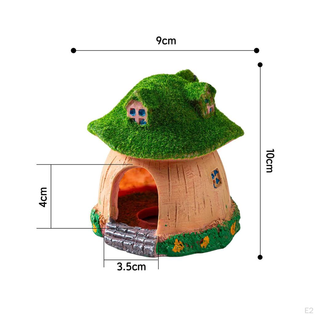 Fish Tank Decor Cave Habitat Gifts Portable Versatile Decoration Landscaping Display Vivid Accessory