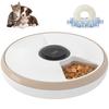 Automatic Cat and Dog Feeder, Ice Pack, Programmable Timer, 6 Bowls, LED Display