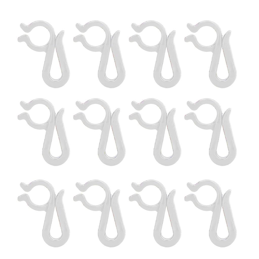 120 Peças Clipes de Luzes de Natal Reutilizáveis de Plástico Impermeável para Pendurar ao Ar Livre Decoração de Festa de Fim de Ano