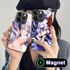 Azur Lane Unzen Glass MagSafe Mobile Phone Case for iPhone 17 16 15 14 13 12 11 Air Pro Max Plus Mini Colorful Cover