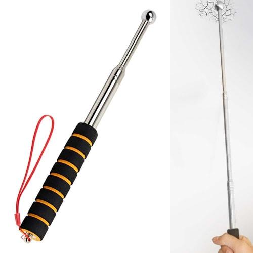 Telescopic Hammering Diagnostic Rod, 200cm Long, with Crack Scale, for Exterior Wall Inspection, Concrete, Tile, and Tile Testing, Detecting Substrate