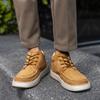 Luxury Brand Vintage Men Genuine Leather Boots 2026 New Autumn Outdoor Shoes Fashion Flat Designer Casual Leather Ankle Boots