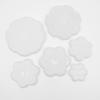 White Ceramic Paint Palette 6/7/8/9 Grids Porcelain Palette Mixing Colour Tray  Painting