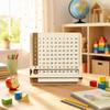 Sliding Multiplication Board Interactive Learning Math Practice Textured Wooden Times Table