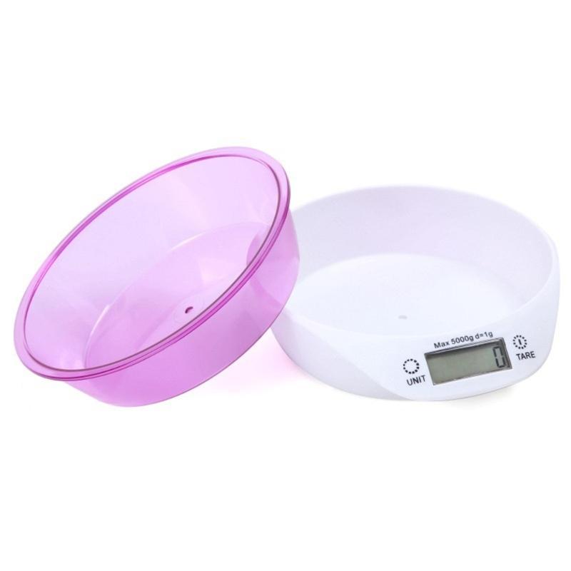 High Precisions Kitchen Baking Scale With Removable Bowl Portable Digital Scale Accurate Weight Measurement Tool