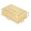 Zinc Alloy Trinket Storage Box Gold Treasure Chest Case Jewelry Boxes Keepsake Box  For Ladies
