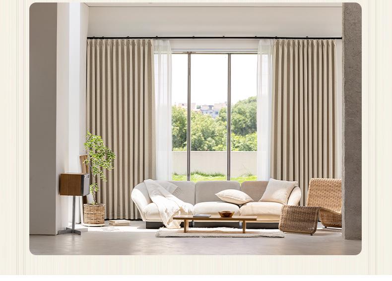 Amerikanische Retro-Vorhänge aus grünem Jacquard-Kaschmir - Leichter Luxus, High-End-Vorhänge für Villen