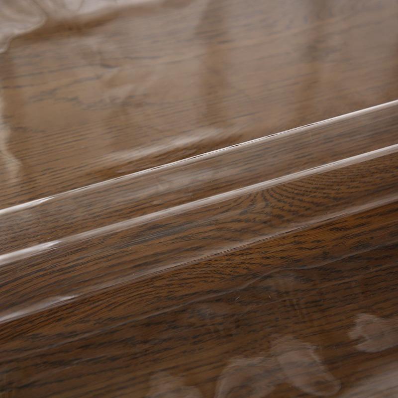 PVC No-rinse Lace Trim Tablecloth Waterproof and Oil Resistant Household Coffee Table Wear-resistant and Anti Slip Tablecloth for Dining Tables