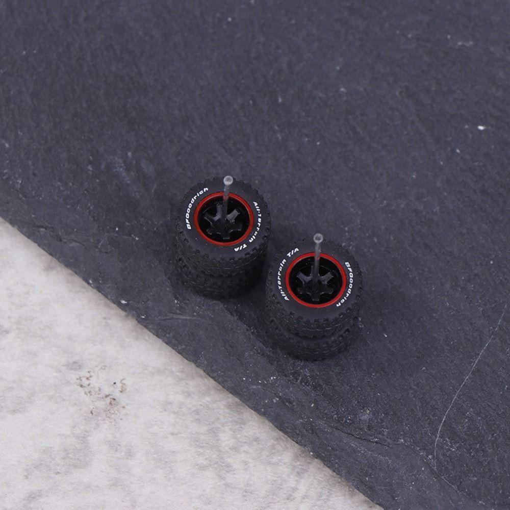 1Set Plastic Remote Control Car Modified Tires Diameter 14*5.5mm Diecast Alloy Car Hub